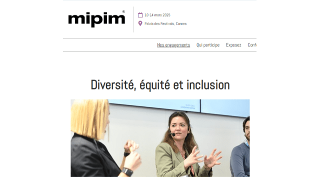 CFI - Ne manquez pas la table ronde de l'Observatoire de la Parité au MIPIM 2025